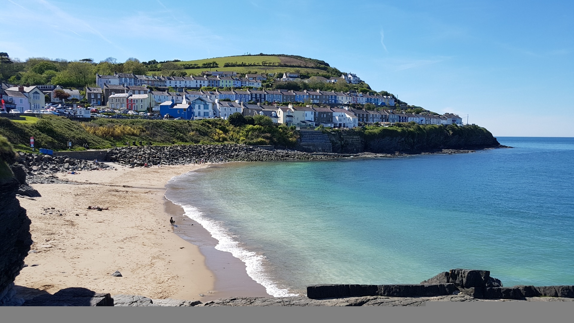 One of the New Quay beaches