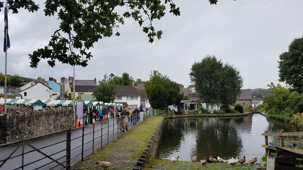 Mill Pond and Tuesday Market at St Dogmaels