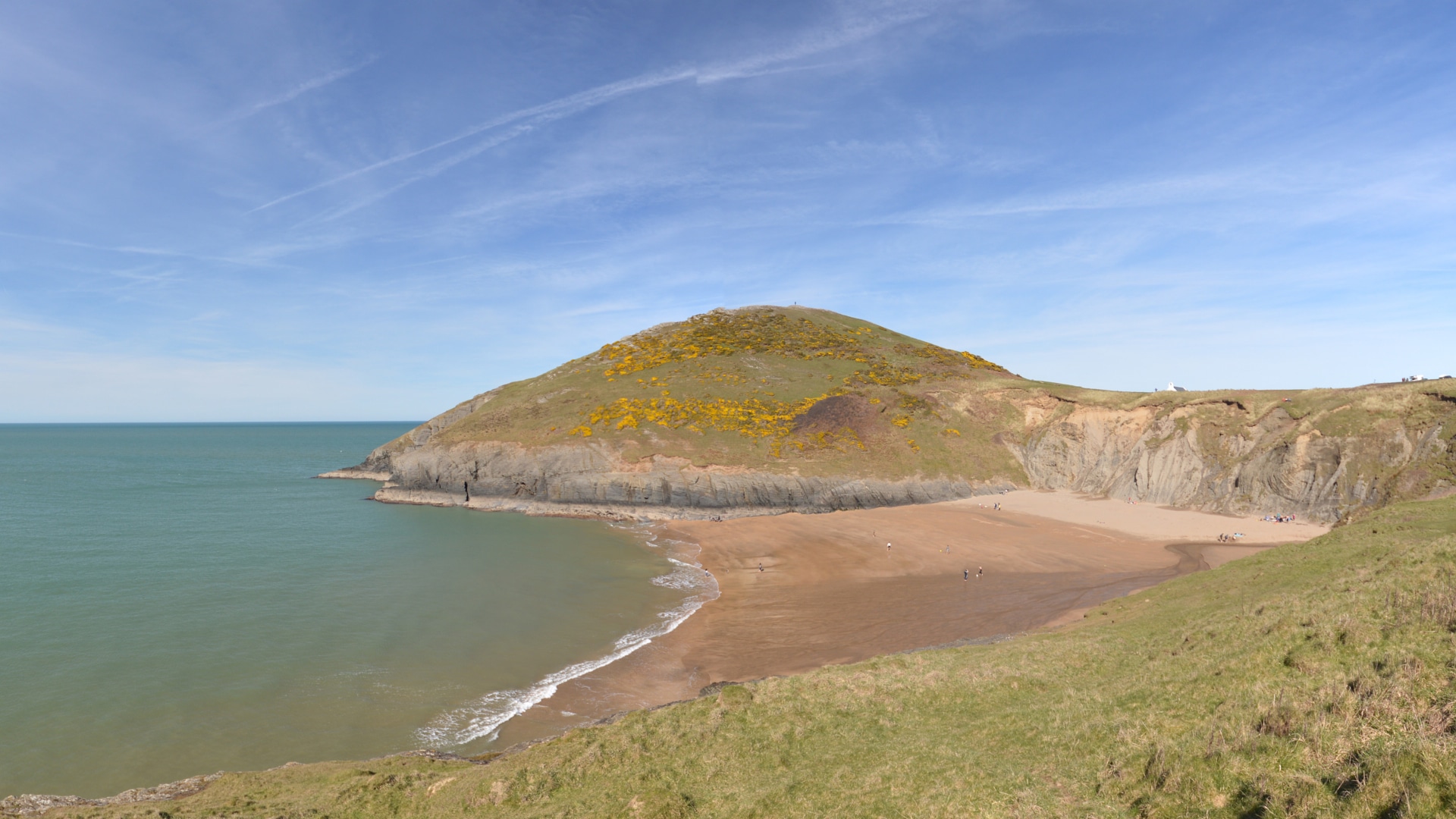 Mwnt Bay... Quiet even in Summer
